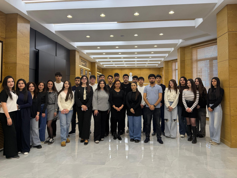 BDU tələbələri Heydər Əliyev Muzeyini ziyarət ediblər