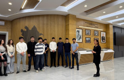 BDU tələbələri Heydər Əliyev Muzeyini ziyarət ediblər