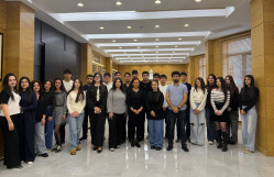 BDU tələbələri Heydər Əliyev Muzeyini ziyarət ediblər