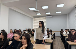 BDU-da I Türkoloji Qurultayın ortaq əlifba və orfoqrafiya sahəsində elmi-nəzəri prinsiplərinə dair ustad dərsi
