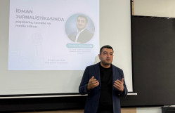 BDU tələbələri idman jurnalistikasında media etikasına dair məlumatlandırılıb