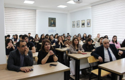 “Azərbaycan dilində işgüzar və akademik kommunikasiya” mövzusunda ustad dərsi keçirilib