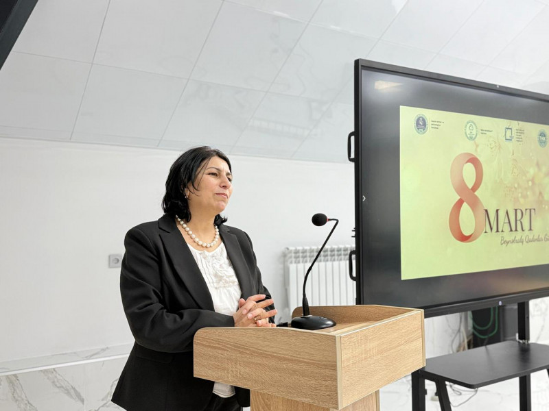 8 MART BEYNƏLXALQ QADINLAR BAYRAMINI QEYD EDİLİB