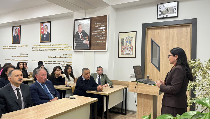 BDU-da elmi seminar:  “Mədəni irs nümunələrinin mühafizəsində kitabxanaların rolu”