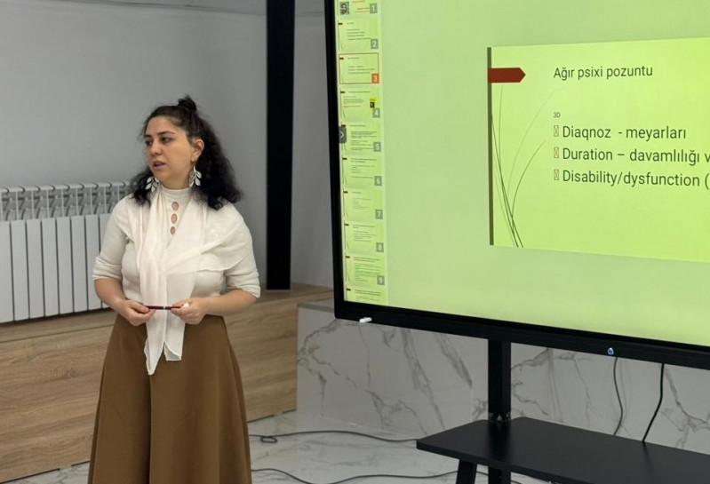BDU-da ağır psixi pozuntuları olan pasiyentlərin psixososial reabilitasiyası problemi tədqiq olunur