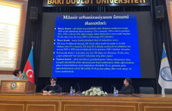 BDU-da panel müzakirə: “Urbanizasiya: müasir şəhərlərin çağırışları və perspektivləri”