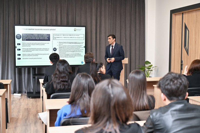 BDU tələbələri istehlakçı hüquqları ilə bağlı maarifləndirilib