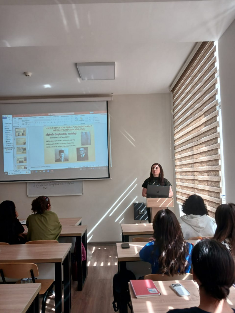 "M.Ə.Rəsulzadə "İqbal" qəzetinin əsas müəlliflərindən biri kimi" mövzusunda elmi seminar