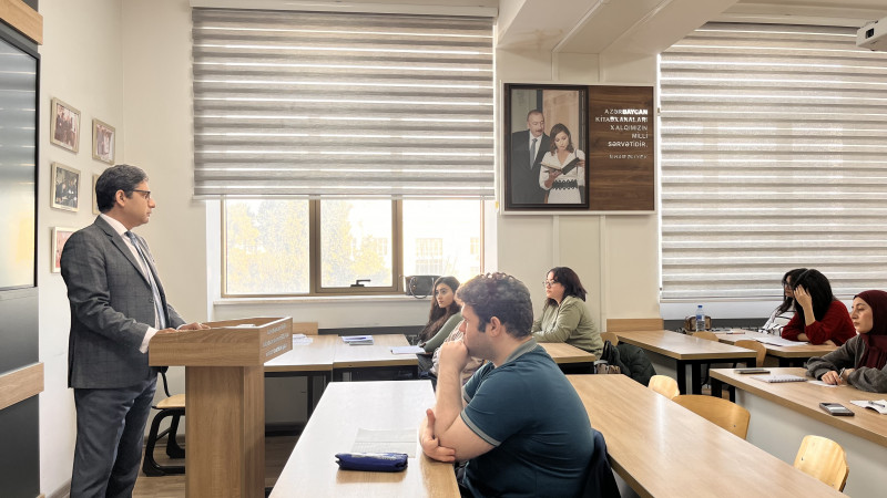 KİTABXANAŞÜNASLIQ KAFEDRASINDA AÇIQ DƏRS