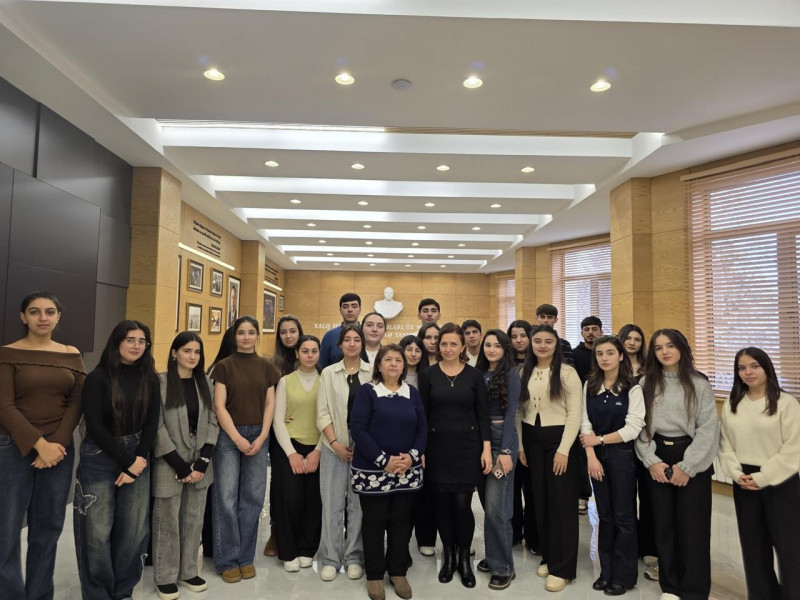 TƏLƏBƏLƏRİMİZ HEYDƏR ƏLİYEV MUZEYİNDƏ