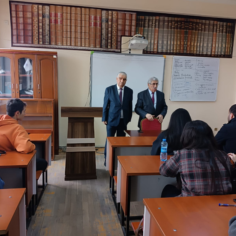 Regionşünaslıq ixtisası üzrə IV kurs tələbələrinin tədris təcrübəsində növbəti usdat dərs