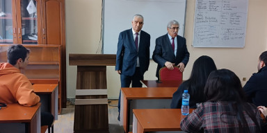 Regionşünaslıq ixtisası üzrə IV kurs tələbələrinin tədris təcrübəsində növbəti usdat dərs