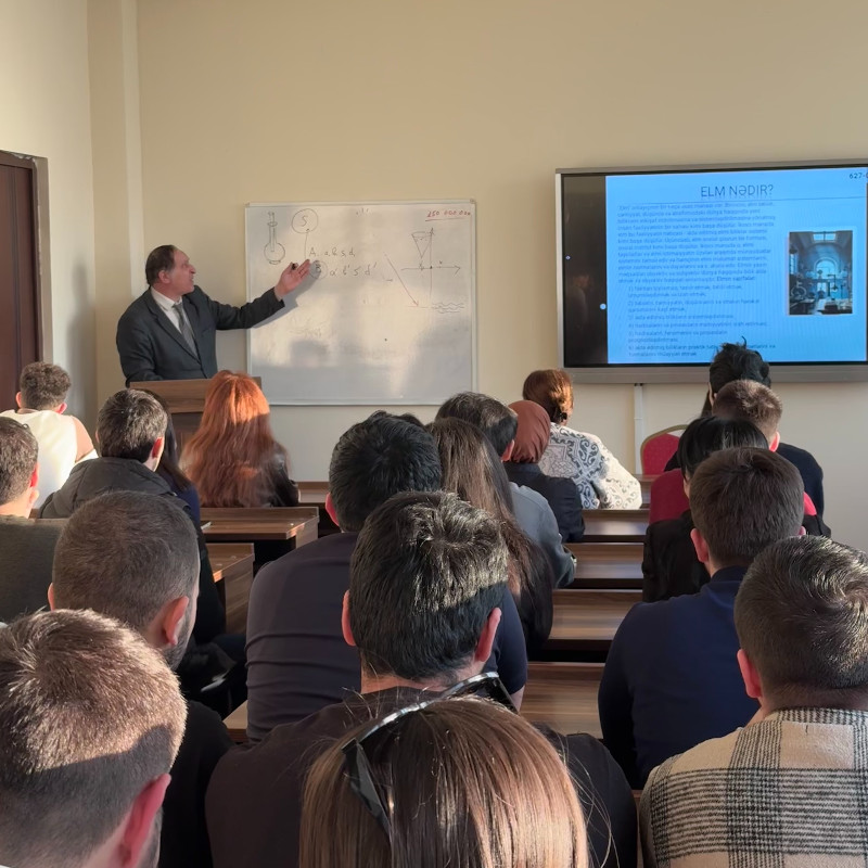 TARİX FAKÜLTƏSİNDƏ ELMİ SEMİNAR: "TARİX ELMİNDƏ RİYAZİ METODLARDAN İSTİFADƏNİN ELMİ XÜSUSİYYƏTLƏRİ VƏ ƏHƏMİYYƏTİ"