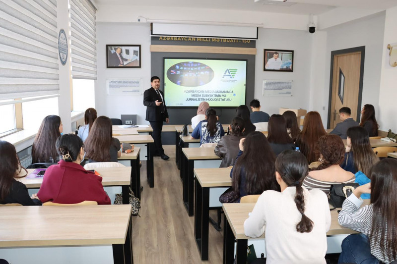 Audiovizual Şura BDU tələbələri üçün növbəti seminar təşkil edib