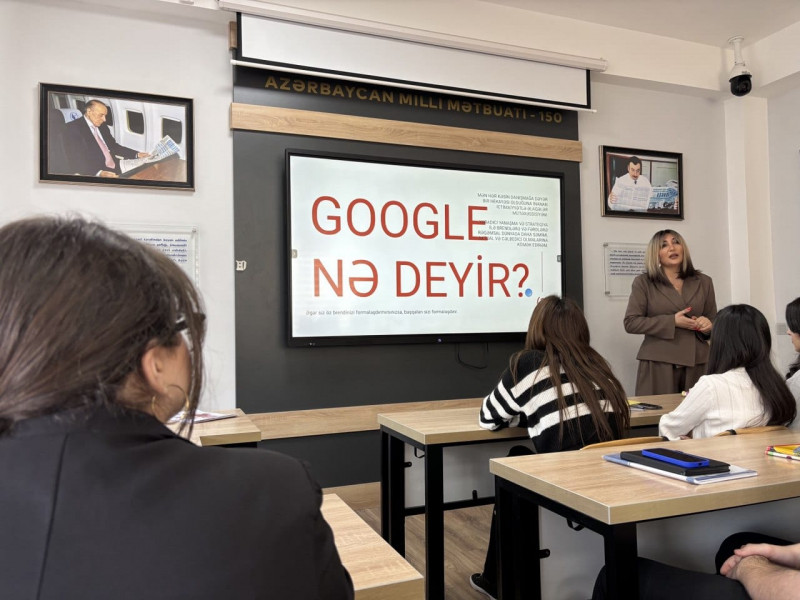 “Rəqəmsal dövrdə şəxsi brending” mövzusunda görüş