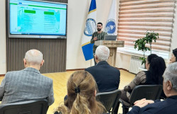 Fiziki və kolloid kimya kafedrasının magistrantının elmi seminarı keçirildi