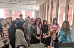 BDU tələbələri Mərkəzi Elmi Kitabxanada praktik dərs keçiblər