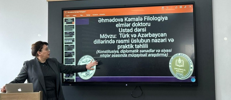 “Müasir dövrdə türk və Azərbaycan dillərində rəsmi üslub”