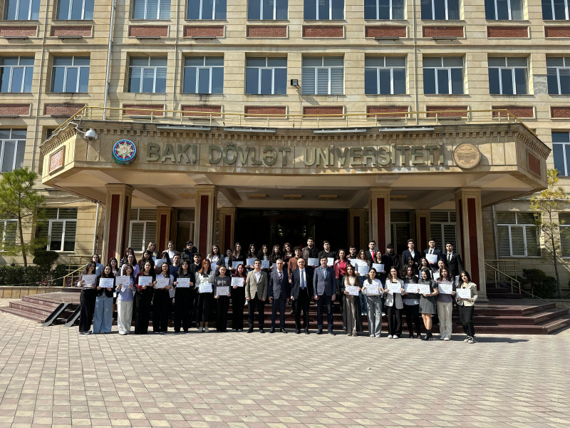BDU-da “İƏT Modeli Beynəlxalq Münasibətlər Akademiyası – 2025” layihəsinin bağlanış mərasimi