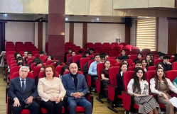 Qafqaz xalqları tarixi kafedrasının “Gənc Qafqazşünaslar” dərnəyinin “Nadir Şah şəxsiyyəti Qafqaz tarixində” mövzusunda məşğələsi keçirilmişdir