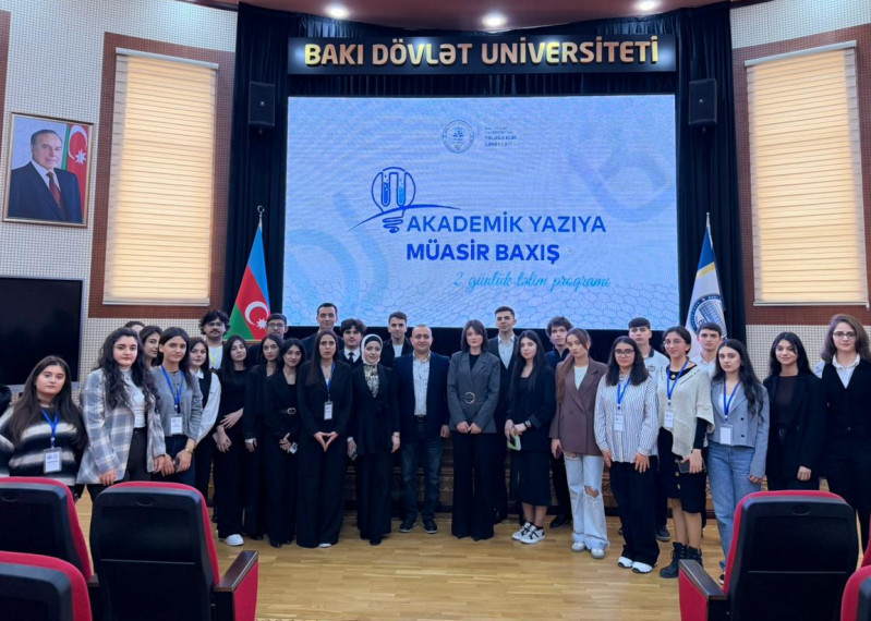 BDU-da “Akademik yazıya müasir baxış” mövzusunda təlim proqramı