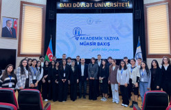 BDU-da “Akademik yazıya müasir baxış” mövzusunda təlim proqramı