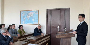 Tarix fakültəsində “44 günlük Vətən müharibəsi Böyük Britaniya mətbuatında” mövzusunda elmi seminar