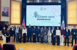 BDU-da “Akademik yazıya müasir baxış” mövzusunda təlim proqramı başa çatıb