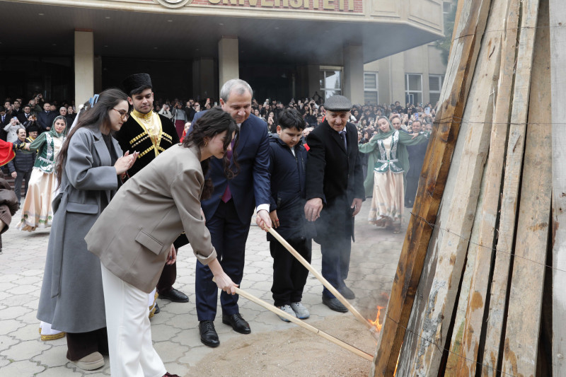 Bakı Dövlət Universitetində İlaxır çərşənbə