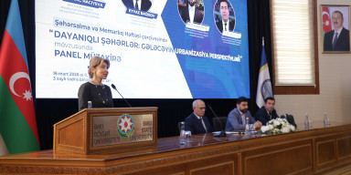 BDU-da “Dayanıqlı şəhərlər: Gələcəyin urbanizasiya perspektivləri” mövzusunda panel müzakirə