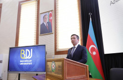 Xarici işlər nazirinin müavini Yalçın Rəfiyev BDU- da