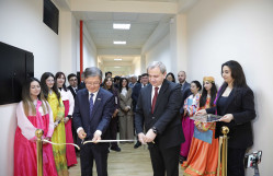 Bakı Dövlət Universitetində Azərbaycan–Koreya Kompüter Elmləri Mərkəzinin açılışı olub