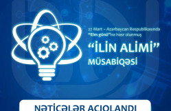 “Elm günü”nə gününə həsr olunmuş “İlin alimi” müsabiqəsinin nəticələri açıqlanıb