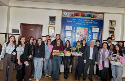 “Etnoqrafiya” dərnəyinin rəhbəri Rəna İbrahimovanın təşkilatçılığı ilə Novruz xonçalarının nümayişi keçirilib