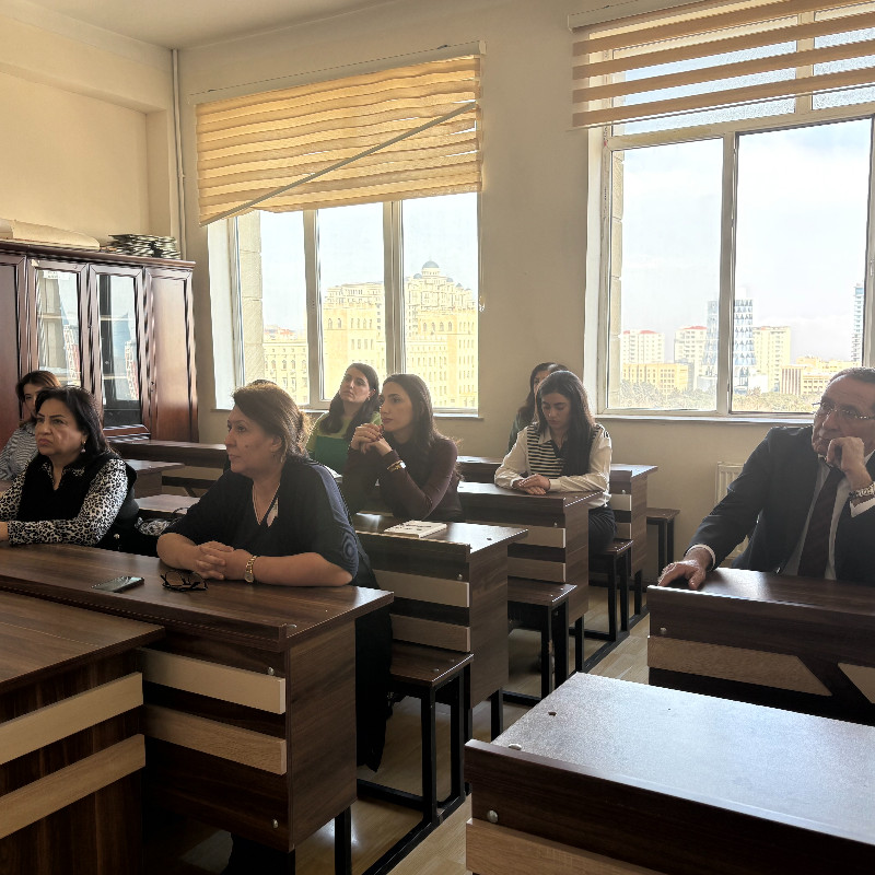 Tarix fakültəsində “Sülh və gündəlik həyat: antropoloji baxış” mövzusunda elmi seminar keçirilib