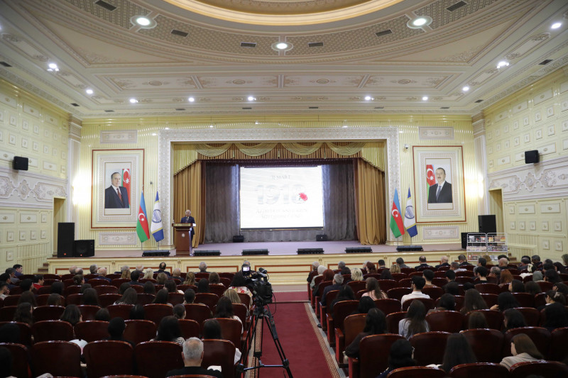 BDU-da Azərbaycanlıların Soyqırımı Günü qeyd olunub