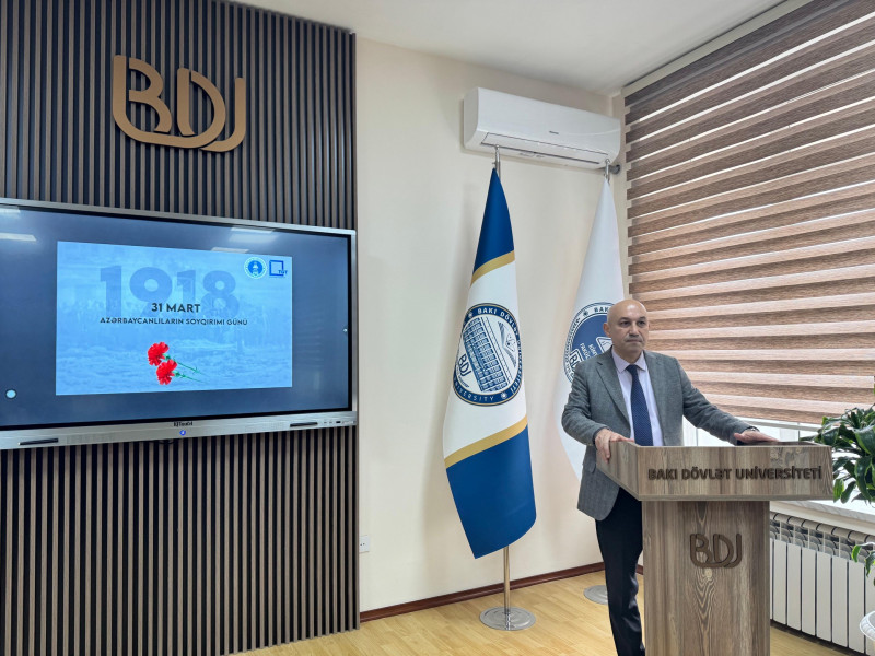 31 Mart - Azərbaycanlıların Soyqırımı Gününə həsr olunmuş tədbir keçirilib