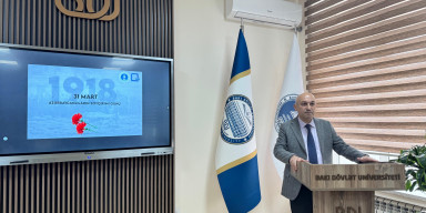 31 Mart - Azərbaycanlıların Soyqırımı Gününə həsr olunmuş tədbir keçirilib