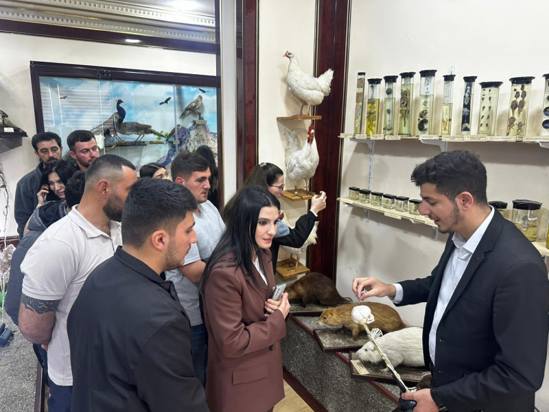 BDU-nun Geologiya fakültəsinin tələbələri üçün ekskursiya