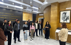 BDU-nun Geologiya fakültəsinin tələbələri üçün ekskursiya