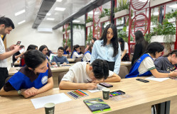 BDU-da Ümumdünya Autizm Maarifləndirmə Gününə həsr olunmuş rəsm üzrə ustad dərsi