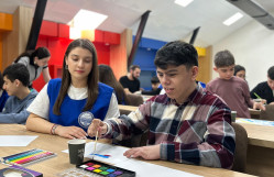 BDU-da Ümumdünya Autizm Maarifləndirmə Gününə həsr olunmuş rəsm üzrə ustad dərsi