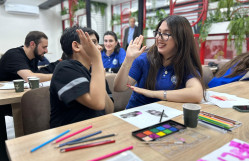 BDU-da Ümumdünya Autizm Maarifləndirmə Gününə həsr olunmuş rəsm üzrə ustad dərsi