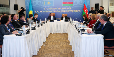 BDU rektoru II Qazaxıstan–Azərbaycan Universitetləri Rektorları Forumunda iştirak edib