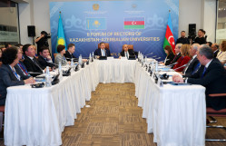 BDU rektoru II Qazaxıstan–Azərbaycan Universitetləri Rektorları Forumunda iştirak edib