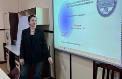 Magistrantlar elmi seminarda çıxış ediblər