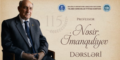BDU-da “Professor Nəsir İmanquliyev dərsləri” layihəsinə başlanılır