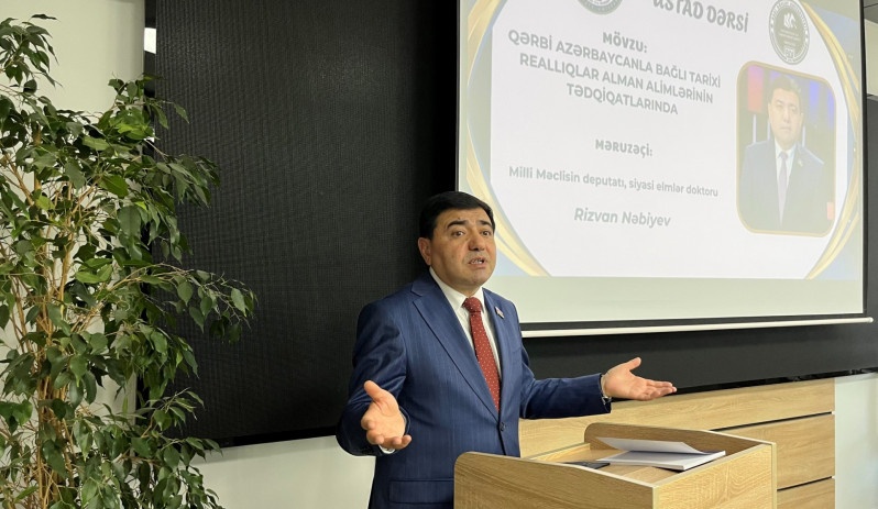 BDU-da Qərbi Azərbaycan mövzusunda ustad dərsi