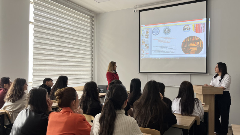 KİTABXANAŞÜNASLIQ KAFEDRASINDA AÇIQ DƏRS