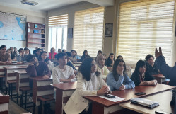 Türk xalqları tarixi kafedrasında “Qərbi Azərbaycan tarixi Türk xalqları tarixinin tərkib hissəsi kimi” mövzusunda ustad dərsi keçirilmişdir